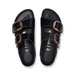 Arizona Big Buckle Exquisite High Shine Black Natural Leather Patent
