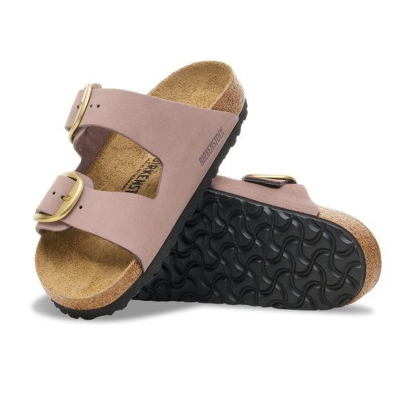 Arizona Big Buckle Faded Purple Nubuck Leather