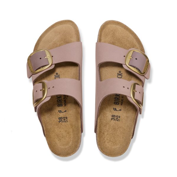 Arizona Big Buckle Faded Purple Nubuck Leather