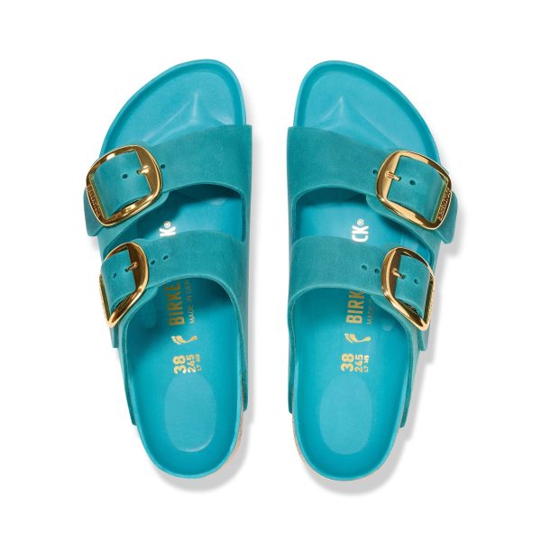 Arizona Big Buckle Biscay Bay Oiled Leather