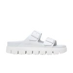 Arizona Chunky Exquisite White Smooth Leather
