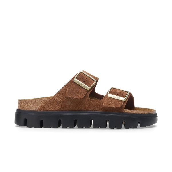 Arizona Chunky Dark Tea Suede Leather