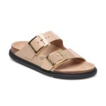 Arizona Droplet Buckle High Shine New Beige Natural Leather Patent