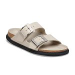 Arizona Droplet Buckle High Shine Oyster Natural Leather Patent