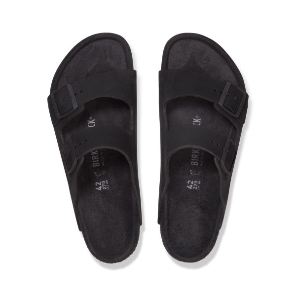 Arizona Exquisite Black Nubuck Leather