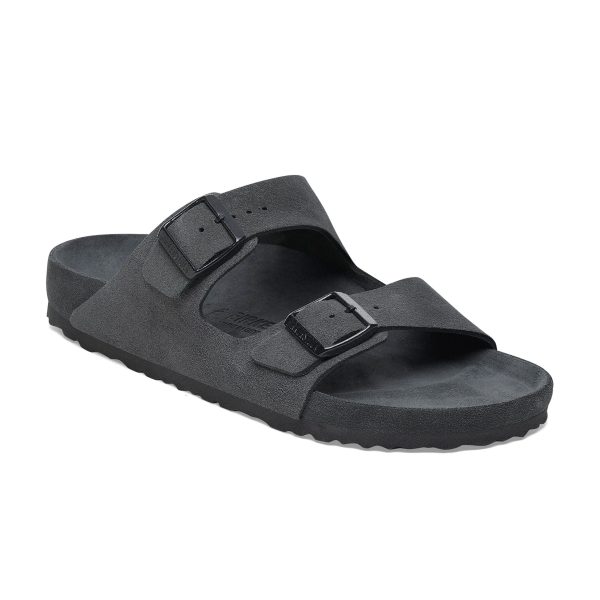 Arizona Exquisite Charcoal Suede Leather