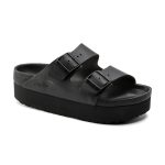 Arizona Exquisite Platform Black Natural Leather