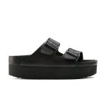 Arizona Exquisite Platform Black Natural Leather
