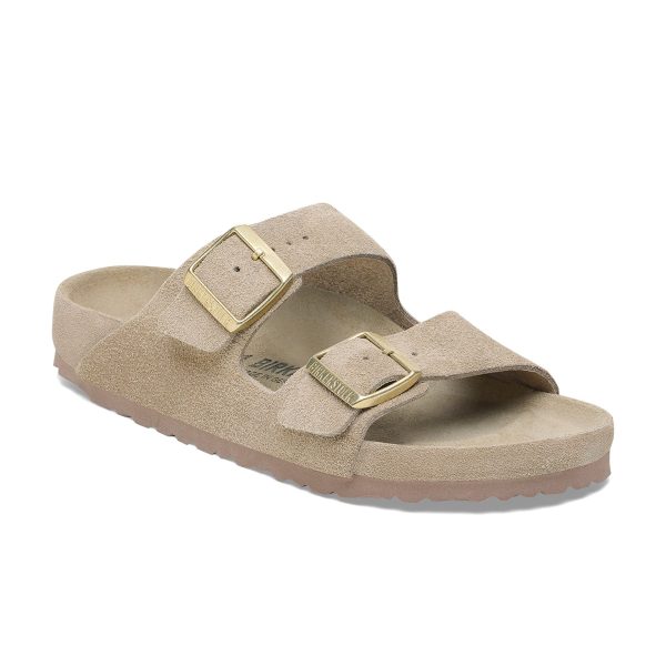 Arizona Exquisite Taupe Suede Leather