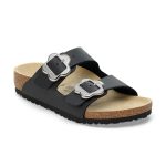 Arizona Kids Flower Buckle Black Birko-Flor