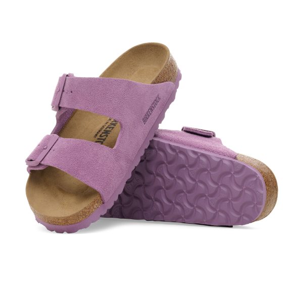 Arizona Mauve Suede Leather