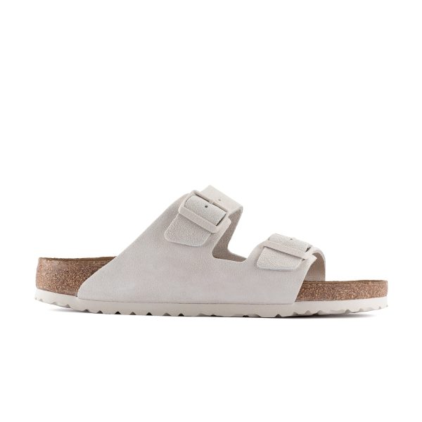 Arizona SFB Antique White Suede Leather