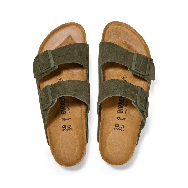 Arizona Thyme Suede Leather