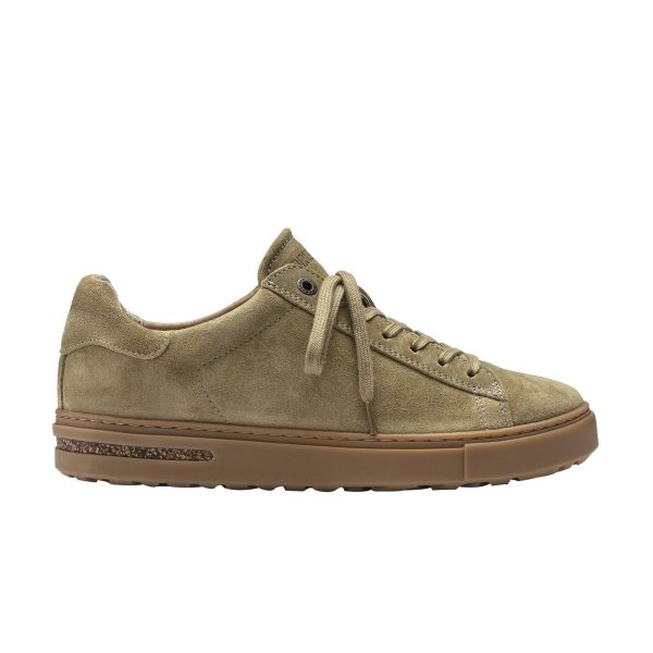Bend Low Khaki Suede Leather