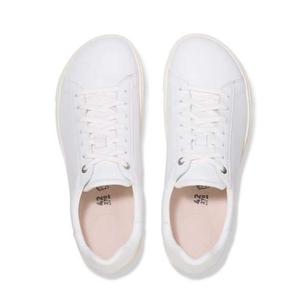 Bend Low White Smooth Leather