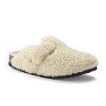 Boston Big Buckle Shearling Teddy Eggshell