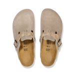 Boston Braided Taupe Suede Leather