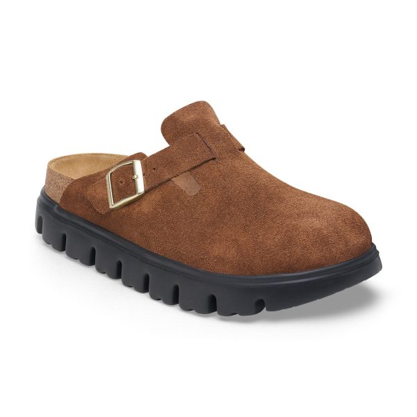 Boston Chunky Dark Tea Leather