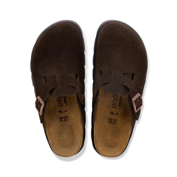 Boston Chunky Mocca Suede Leather