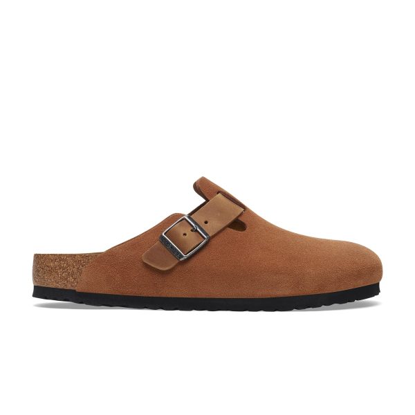 Boston Cognac Oiled/Suede Leather