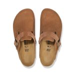 Boston Corduroy Dark Tea Embossed Suede Leather
