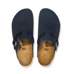 Boston Corduroy Midnight Embossed Suede Leather