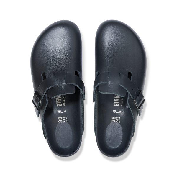 Boston Exquisite Black Natural Leather