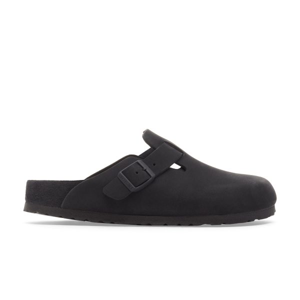 Boston Exquisite Black Nubuck Leather