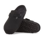 Boston Exquisite Black Nubuck Leather
