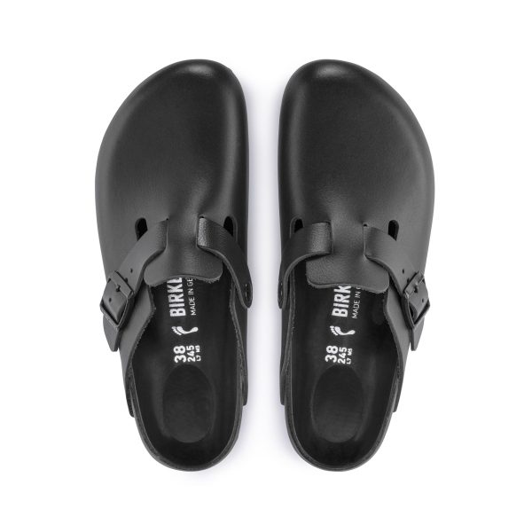 Boston Exquisite Black Natural Leather