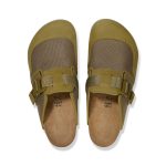 Boston Nova Pine Green Textile/Nubuck Leather