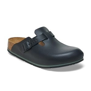 Boston Pro Black PU Coated Natural Leather