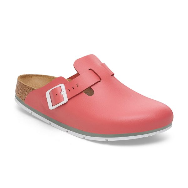 Boston Pro Mars Red PU Coated Natural Leather