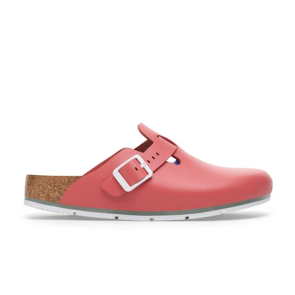 Boston Pro Mars Red PU Coated Natural Leather