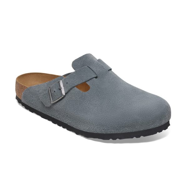 Boston SFB Basalt Grey Suede Leather