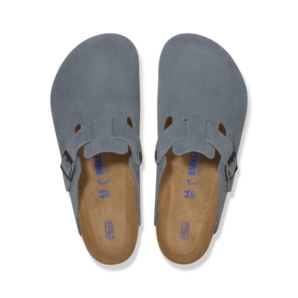 Boston SFB Basalt Grey Suede Leather
