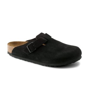 Boston SFB Black Suede Leather