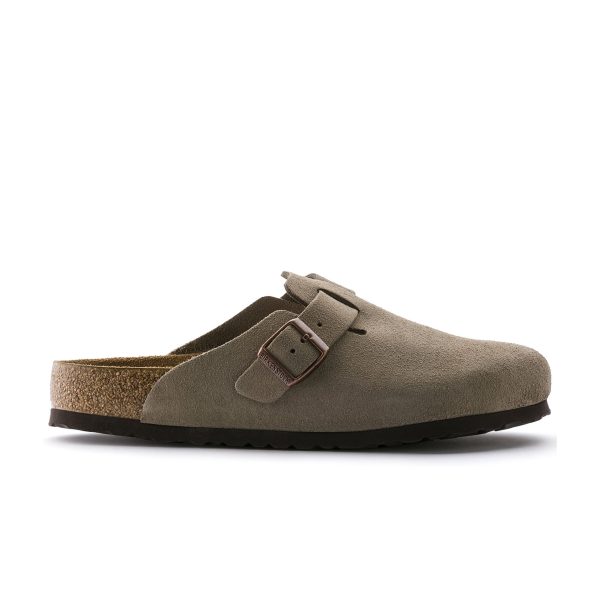 Boston SFB Taupe Suede Leather