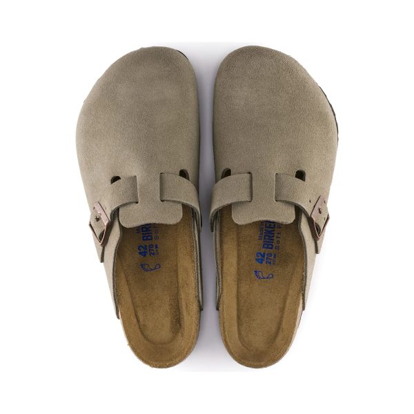 Boston SFB Taupe Suede Leather