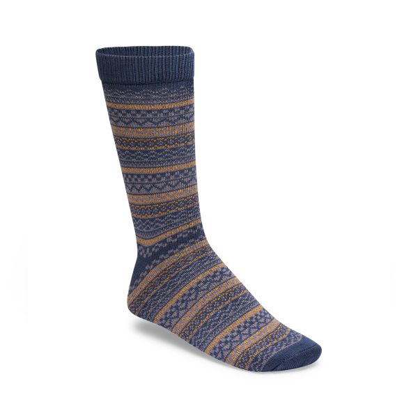 Cotton Pattern Faded Purple/Ochre/Navy