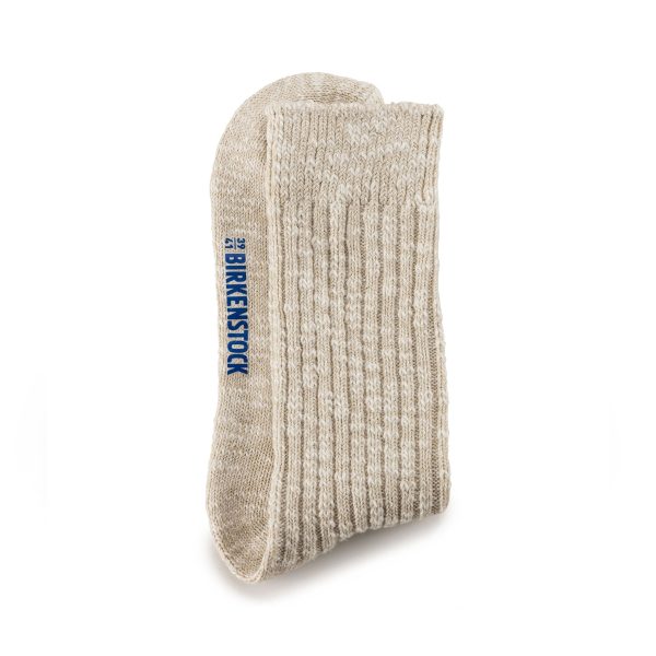 Cotton Slub Beige White