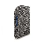 Cotton Slub Sock Black Grey