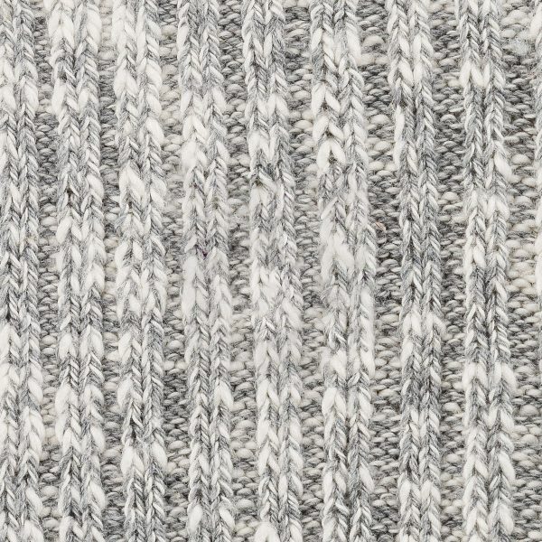 Cotton Slub Grey White