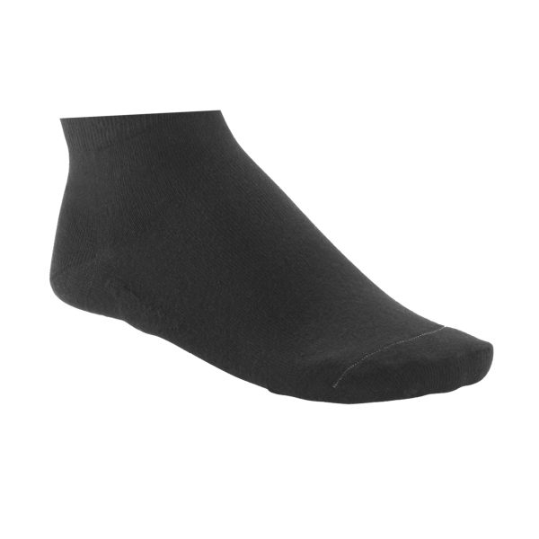 Cotton Sole Sneaker Men Black 2pk