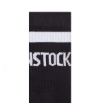 Cotton Crew Stripe Black/White