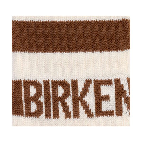 Cotton Crew Stripe Eggshell/Mink