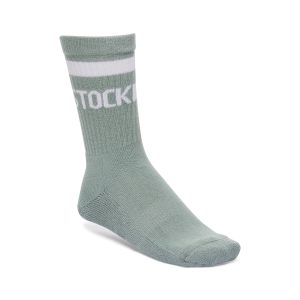 Cotton Crew Stripe Pure Sage/White