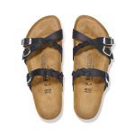 Franca Braided Black Oiled Leather