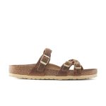 Franca Braided Cognac Oiled Leather
