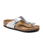 Gizeh Kids Metallic Silver Birko-Flor